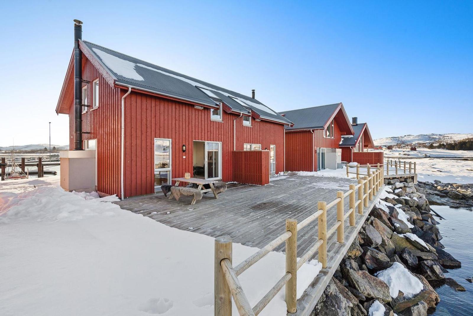 Nappstraumen Seafront Cabin, Lilleeid 68 Gravdal  Exterior photo