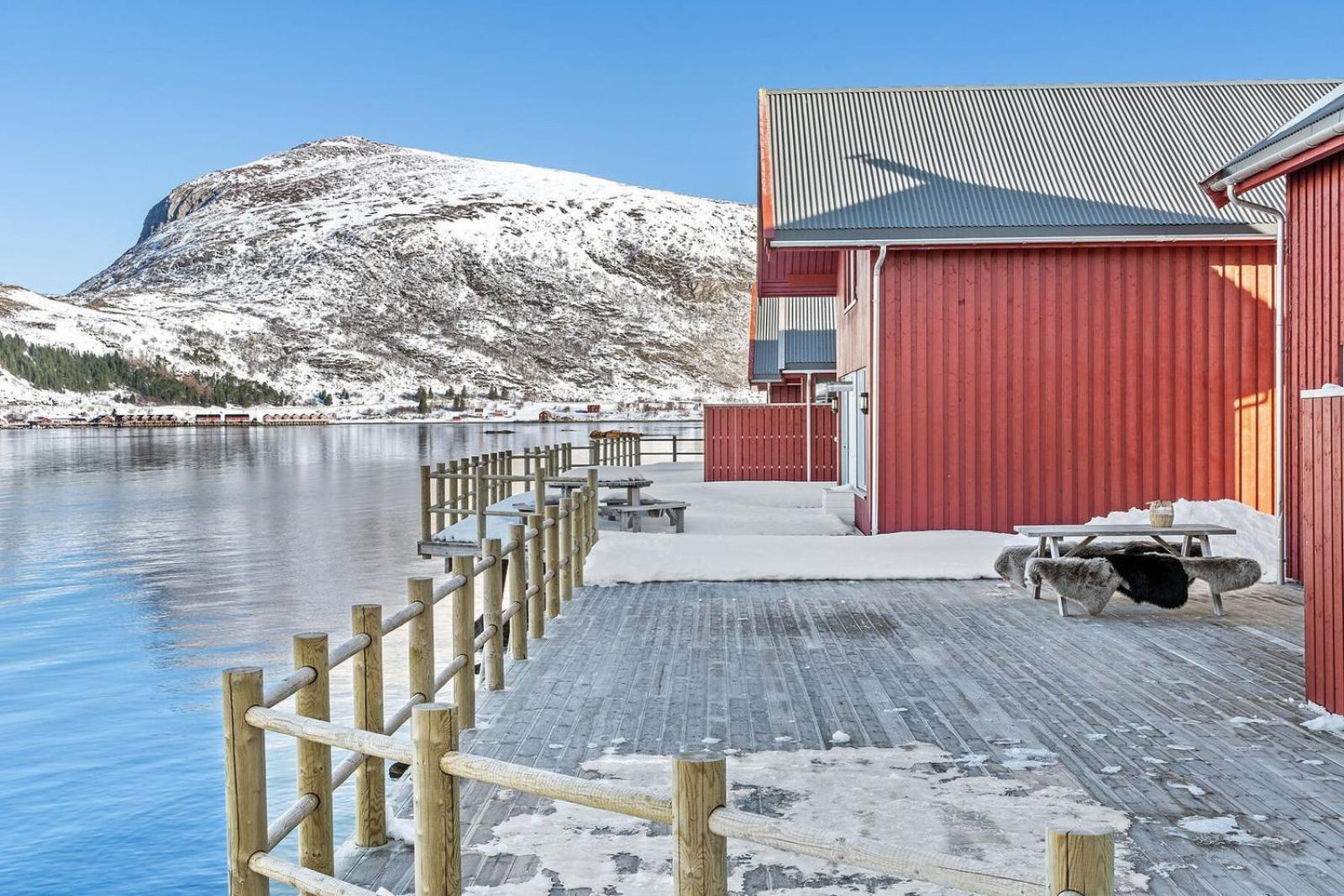 Nappstraumen Seafront Cabin, Lilleeid 68 Gravdal  Exterior photo