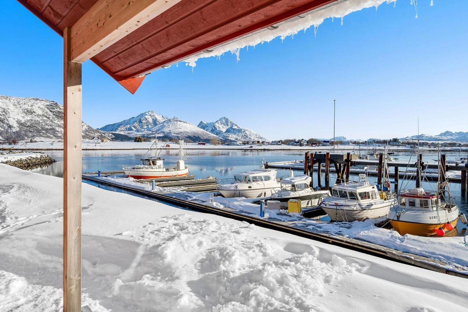 Nappstraumen Seafront Cabin, Lilleeid 68 Gravdal  Exterior photo