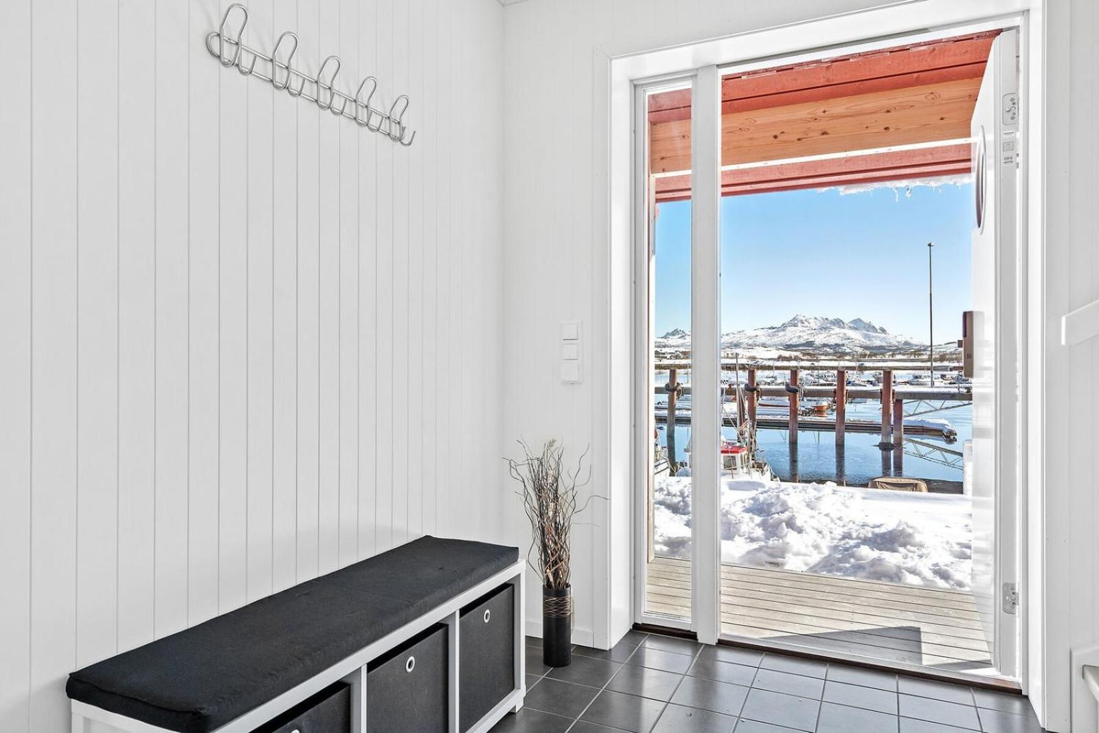 Nappstraumen Seafront Cabin, Lilleeid 68 Gravdal  Exterior photo